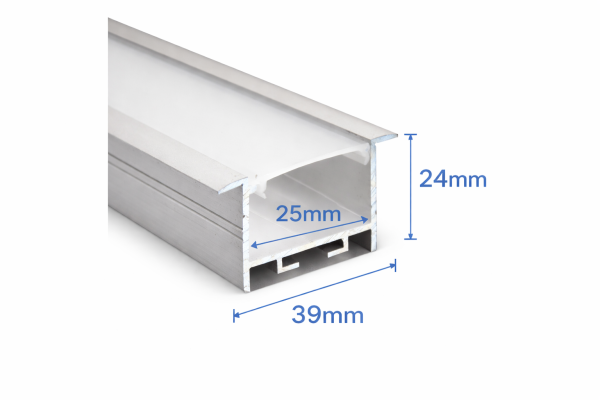 LED Abdeckung für Aluminiumleisten